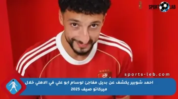 أحمد شوبير يكشف عن بديل مفاجئ لوسام أبو علي في الأهلي خلال ميركاتو صيف 2025